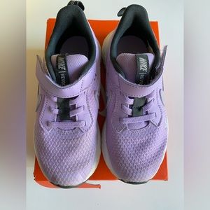 Nike revolution 5, lilac, size 11c